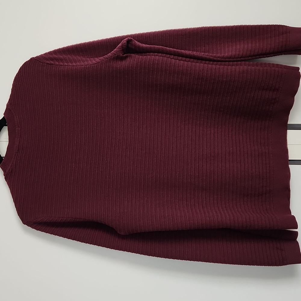 Selected Homme Men “Masei” Knit Crew Neck in Maroon Burgundy color size L - Picture 13 of 17